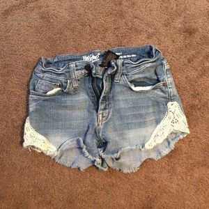 high rise girl shorts